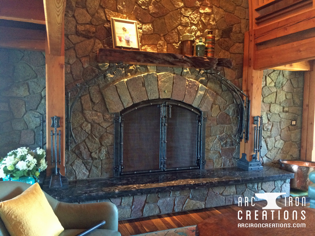 Fireplace Arc Iron Creations